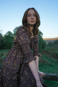 Load image into Gallery viewer, Marian Dress in Plum Castell Print