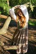 Load image into Gallery viewer, Stevie Midi Dress in Sage Castell Print