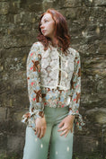 Load image into Gallery viewer, Alys Waistcoat in Vintage Tufted Lace - Olivia Annabelle - original_value - medieval - historical