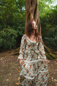 Load image into Gallery viewer, Carys Dress in Mythical Swirl Print - Olivia Annabelle - original_value - medieval - historical