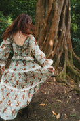 Load image into Gallery viewer, Carys Dress in Mythical Swirl Print - Olivia Annabelle - original_value - medieval - historical