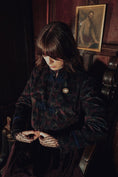 Load image into Gallery viewer, Cathy Jacket in Claret Haunting Print - Olivia Annabelle - original_value - medieval - historical