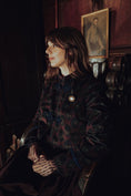 Load image into Gallery viewer, Cathy Jacket in Claret Haunting Print - Olivia Annabelle - original_value - medieval - historical