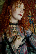 Load image into Gallery viewer, Elvina Dress in Rossetti Tapestry Print - Olivia Annabelle - #original_value - #medieval - #historical