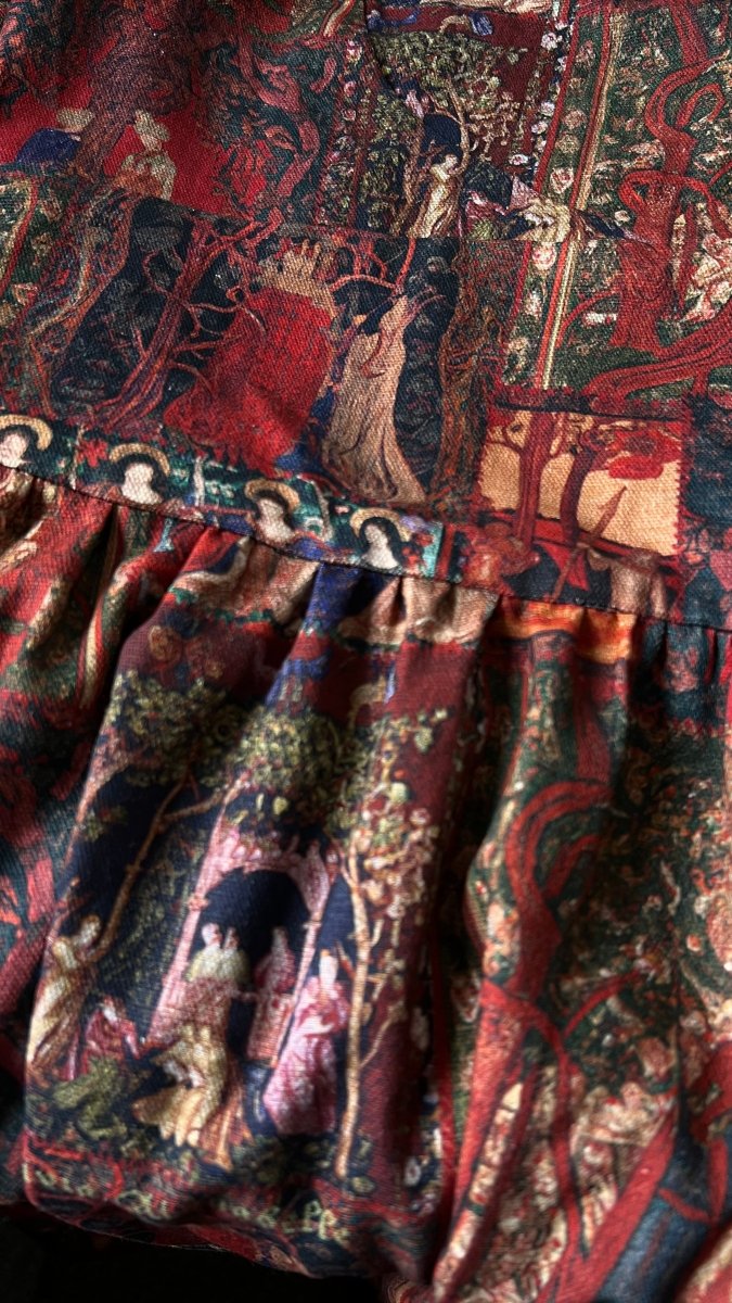 Faelynn Dress in Rossetti Tapestry Print - Olivia Annabelle - #original_value - #medieval - #historical