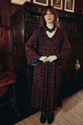 Load image into Gallery viewer, Lowri Dress in Crimson Haunting Print - Olivia Annabelle - original_value - medieval - historical