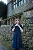 Load image into Gallery viewer, Marian Dress in Midnight Haunting Print - Olivia Annabelle - original_value - medieval - historical