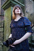 Load image into Gallery viewer, Marian Dress in Midnight Haunting Print - Olivia Annabelle - original_value - medieval - historical