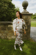 Load image into Gallery viewer, Seren Skirt in Mythical Swirl Print - Olivia Annabelle - original_value - medieval - historical