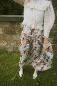 Load image into Gallery viewer, Seren Skirt in Mythical Swirl Print - Olivia Annabelle - original_value - medieval - historical