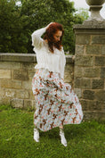 Load image into Gallery viewer, Seren Skirt in Mythical Swirl Print - Olivia Annabelle - original_value - medieval - historical
