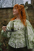 Load image into Gallery viewer, Wing of Dragon Blouse in Ulvaag Dragon print - Olivia Annabelle - #original_value - #medieval - #historical