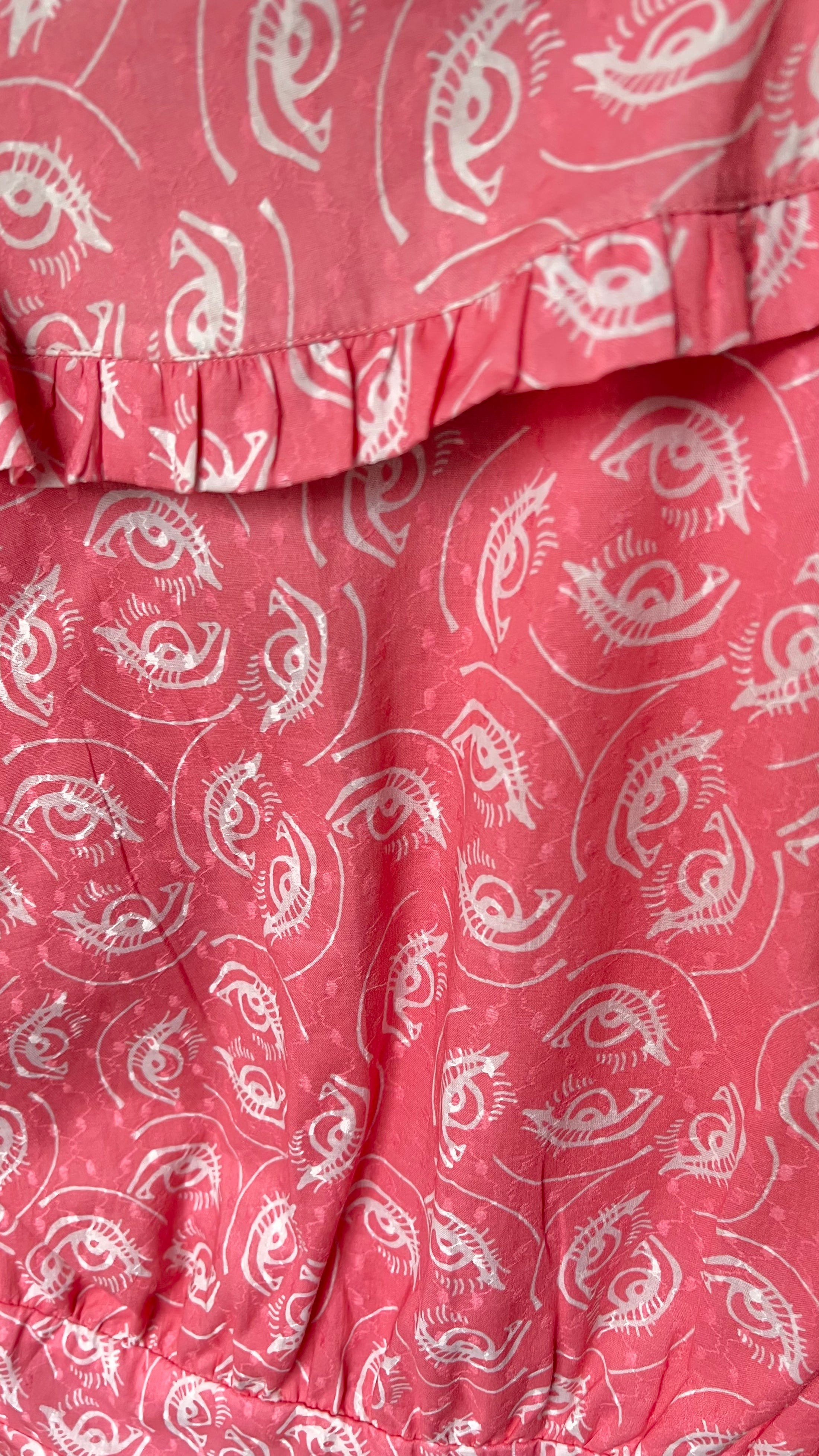 *Sample* Jane Blouse in Deco Eye Print - Olivia Annabelle - #original_value - #medieval - #historical