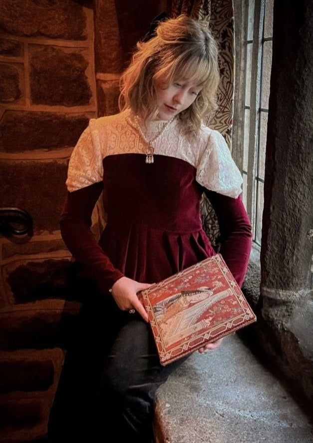 Juliet Top in Jewel Velvet - Olivia Annabelle - #original_value - #medieval - #historical