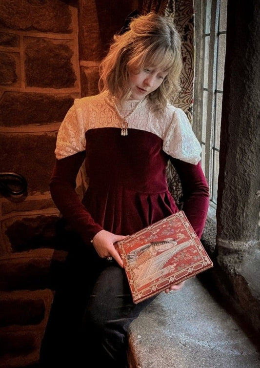 Juliet Top in Jewel Velvet - Olivia Annabelle - #original_value - #medieval - #historical