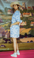 Load image into Gallery viewer, Lemon Shorts in Delft Hercule Print - Olivia Annabelle -