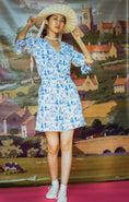 Load image into Gallery viewer, Lemon Shorts in Delft Hercule Print - Olivia Annabelle -