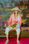 Load image into Gallery viewer, *Sample* Jane Blouse in Deco Eye Print - Olivia Annabelle - #original_value - #medieval - #historical