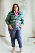 Load image into Gallery viewer, *Sample* Wilde Blouse in Monstrous Orchid Print - Olivia Annabelle - #original_value - #medieval - #historical