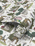 Load image into Gallery viewer, Vauxhall Gardens Leafy Toile Wallpaper
