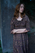 Load image into Gallery viewer, Marian Dress in Plum Castell Print
