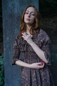 Load image into Gallery viewer, Marian Dress in Plum Castell Print
