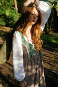 Load image into Gallery viewer, Stevie Midi Dress in Sage Castell Print
