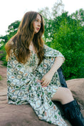 Load image into Gallery viewer, Ceridwen Dress in Folklore Ribbon Print
