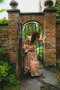 Load image into Gallery viewer, Carys Dress in Red Draco Print - Olivia Annabelle - original_value - medieval - historical
