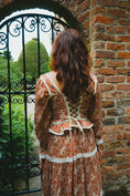 Load image into Gallery viewer, Carys Dress in Red Draco Print - Olivia Annabelle - original_value - medieval - historical
