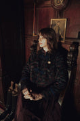 Load image into Gallery viewer, Cathy Jacket in Claret Haunting Print - Olivia Annabelle - original_value - medieval - historical

