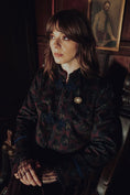 Load image into Gallery viewer, Cathy Jacket in Claret Haunting Print - Olivia Annabelle - original_value - medieval - historical
