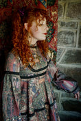 Load image into Gallery viewer, Elvina Dress in Rossetti Tapestry Print - Olivia Annabelle - #original_value - #medieval - #historical
