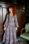 Load image into Gallery viewer, Faelynn Dress in Rossetti Tapestry Print - Olivia Annabelle - #original_value - #medieval - #historical
