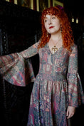 Load image into Gallery viewer, Faelynn Dress in Rossetti Tapestry Print - Olivia Annabelle - #original_value - #medieval - #historical
