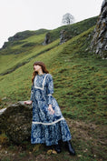 Load image into Gallery viewer, Florence Dress in Wuthering Print - Olivia Annabelle - original_value - medieval - historical
