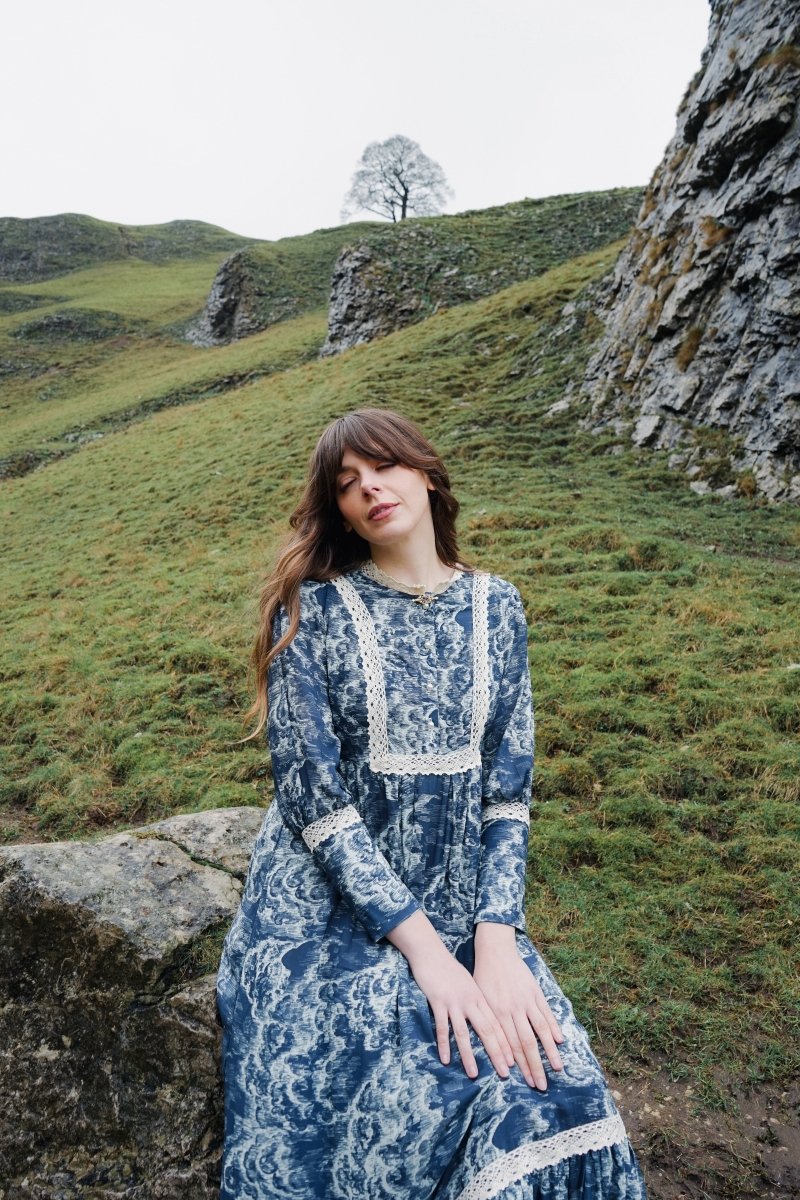 Florence Dress in Wuthering Print - Olivia Annabelle - original_value - medieval - historical