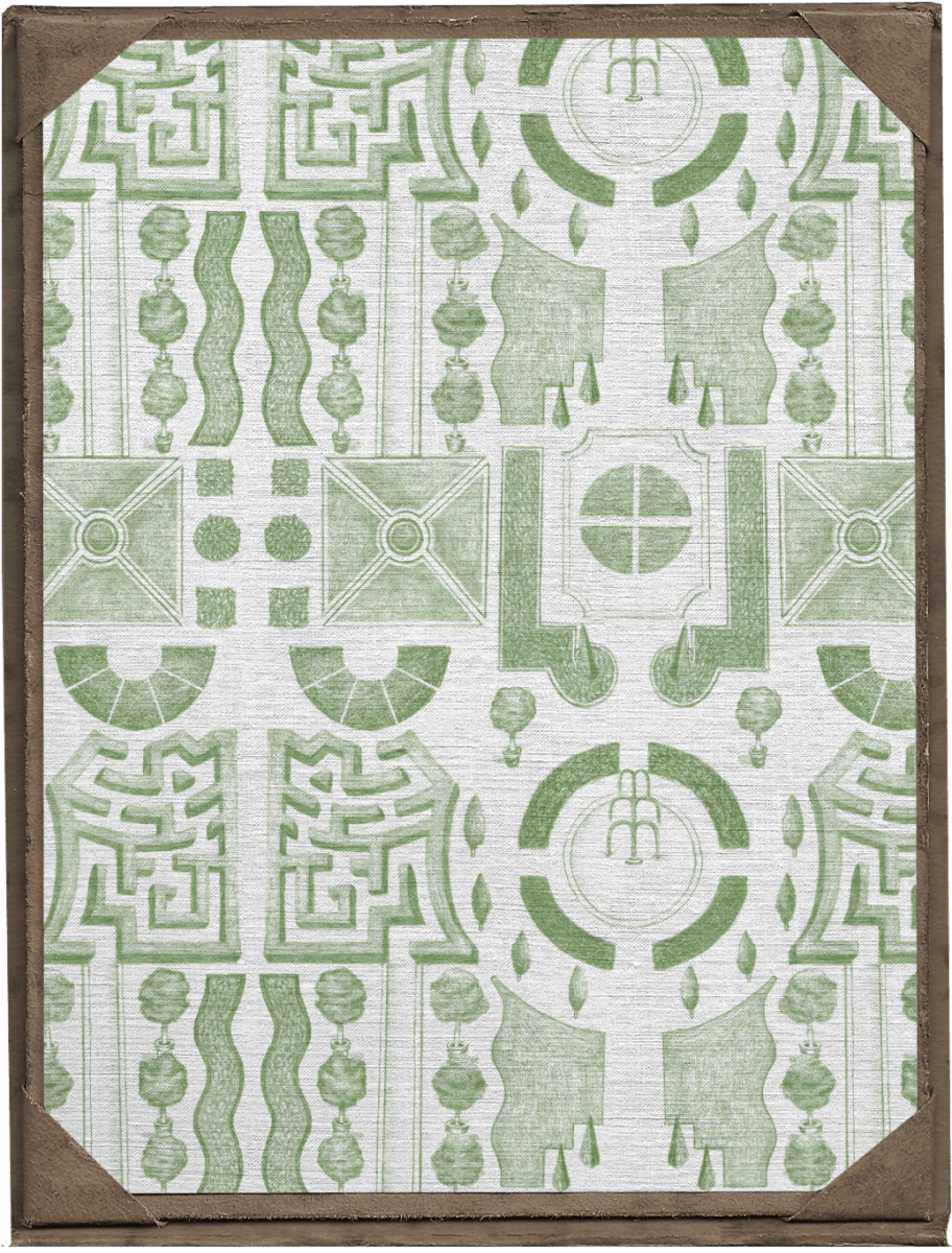 Garden Maze Print - Olivia Annabelle - original_value - medieval - historical