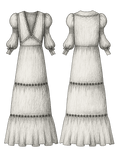 Load image into Gallery viewer, Guinevere Dress - Olivia Annabelle - original_value - medieval - historical
