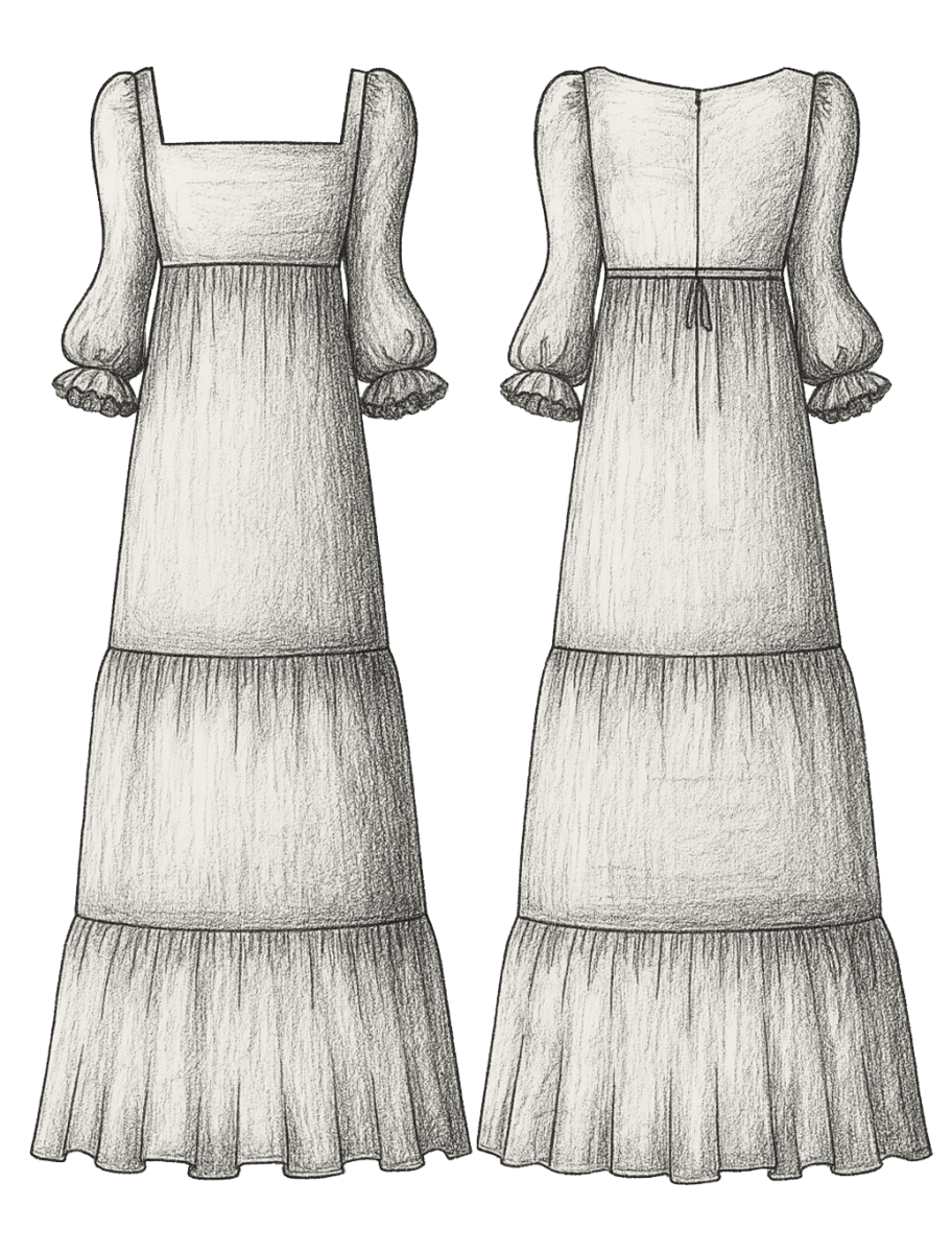 Harriet Dress - Olivia Annabelle - original_value - medieval - historical