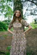 Load image into Gallery viewer, Laura Dress in Patchwork Castell Print - Olivia Annabelle - original_value - medieval - historical
