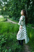 Load image into Gallery viewer, Marian Dress in Ticking Dragon Cameo Print - Olivia Annabelle - original_value - medieval - historical
