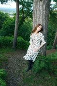Load image into Gallery viewer, Marian Dress in Ticking Dragon Cameo Print - Olivia Annabelle - original_value - medieval - historical
