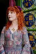 Load image into Gallery viewer, *Sample* Faelynn Dress in Rossetti Tapestry Print - Olivia Annabelle - #original_value - #medieval - #historical
