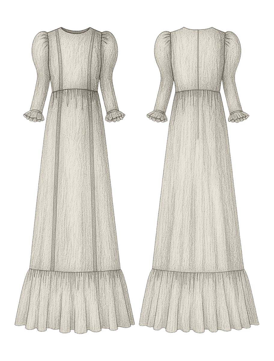 Sibyl Dress - Olivia Annabelle - original_value - medieval - historical