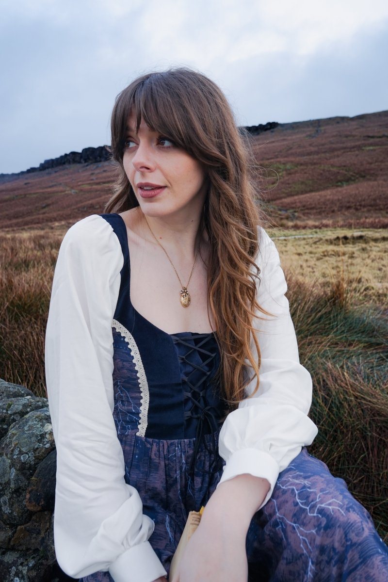 Stevie Dress in Our Souls Print - Olivia Annabelle - original_value - medieval - historical