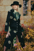 Load image into Gallery viewer, Dorian Coat in Peacock Dance Embroidery - Olivia Annabelle - Coat
