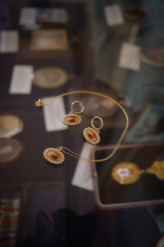 Lover’s Eye Pierced Earrings - Olivia Annabelle - #original_value - #medieval - #historical