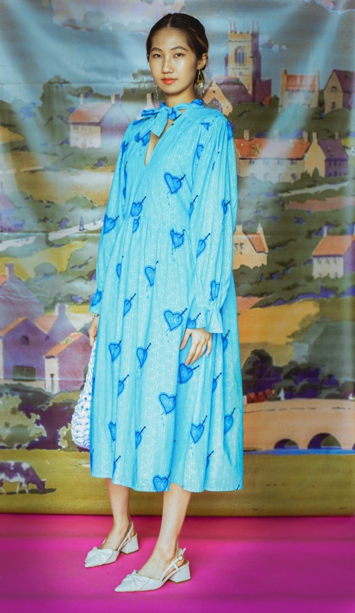 *Sample* Agatha Dress in Dagger Print - Olivia Annabelle - #original_value - #medieval - #historical