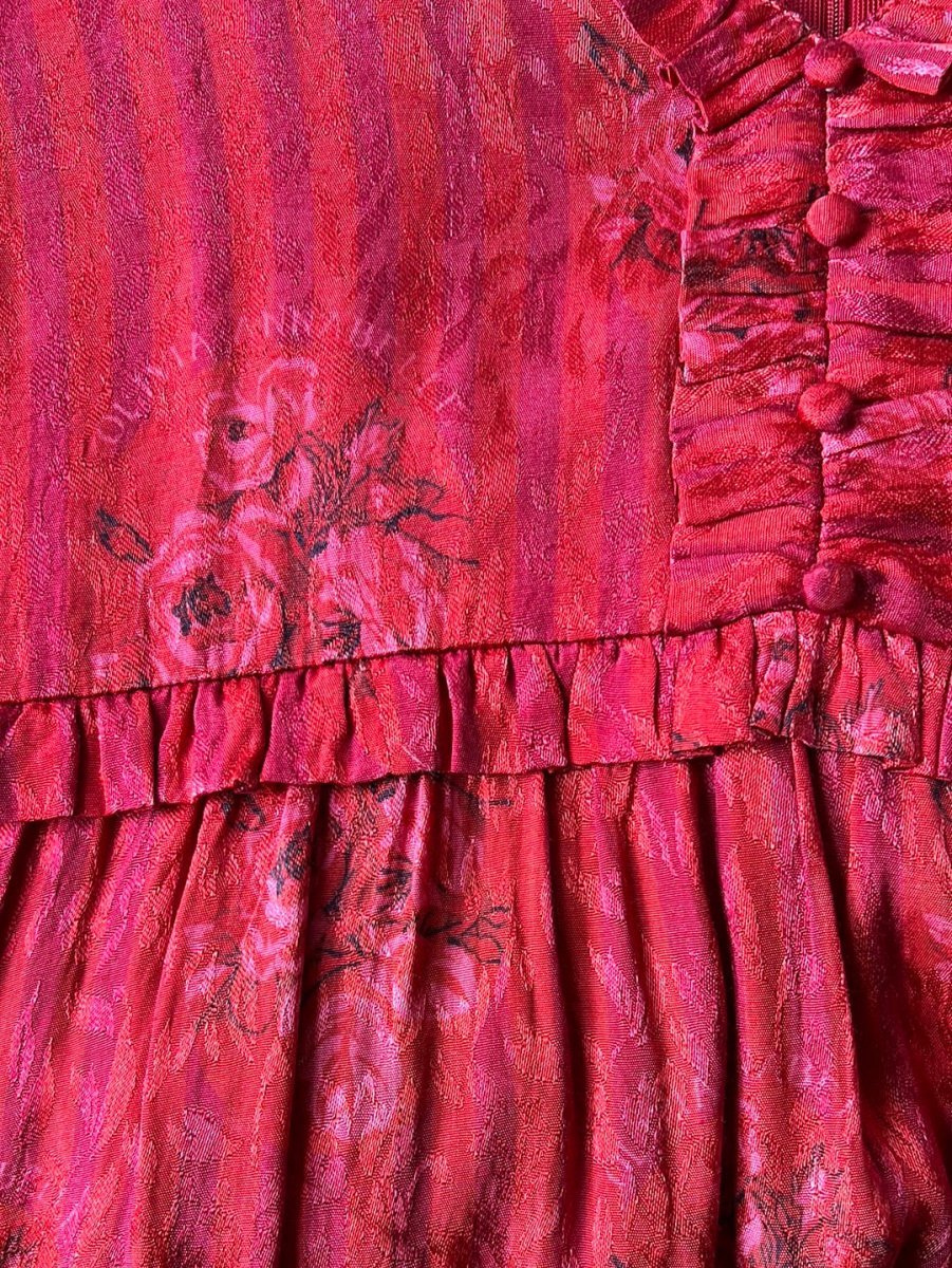 *Sample* Aurora Dress in Bouquet Stripe Print - Olivia Annabelle - #original_value - #medieval - #historical